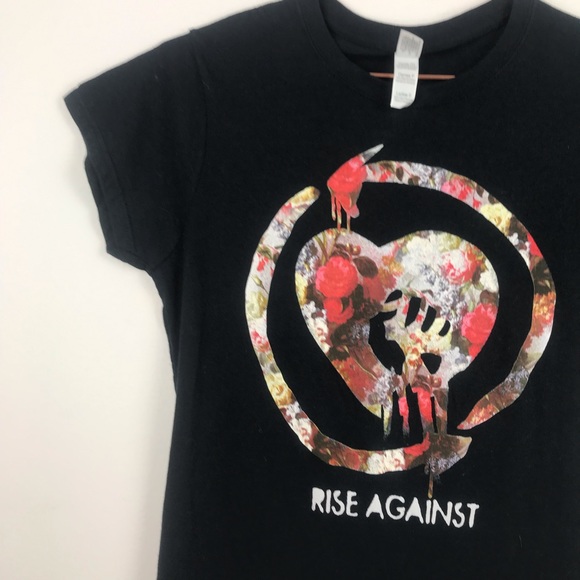 Rise Against Hanes Soft Style Band Tee Small - Picture 5 of 7